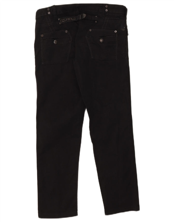 Jeans retos masculinos G-Star W29 L26 algodão preto