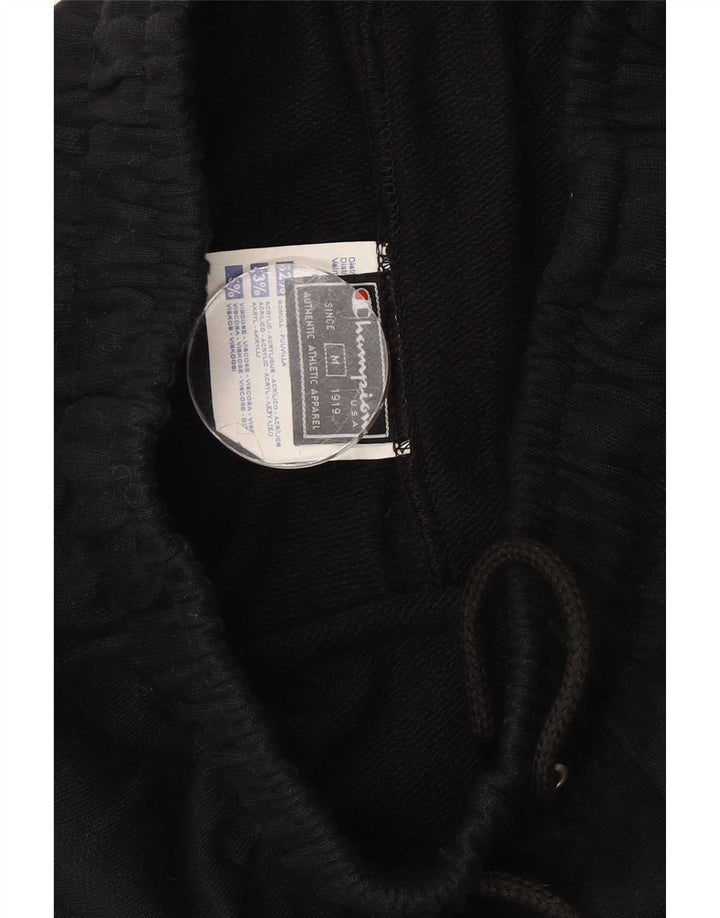 Calça de treino masculina Champion de algodão preto médio