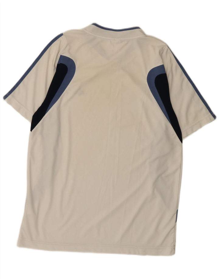 Adidas Mens Camiseta Top XL Branco Colorblock Poliéster