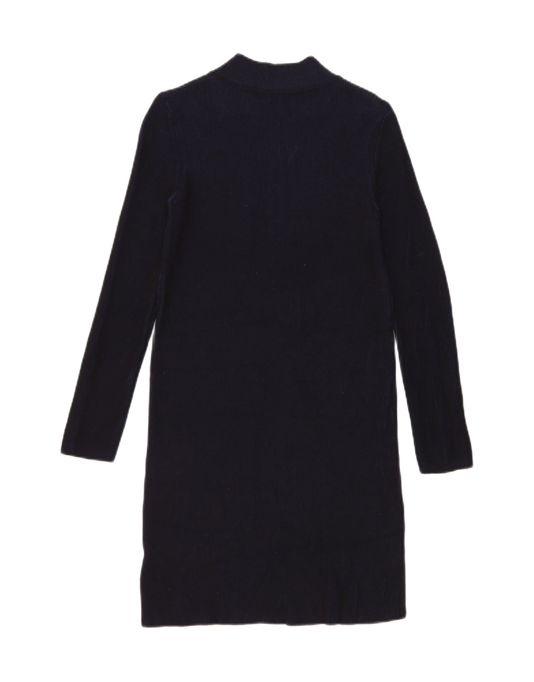 Vestido feminino de manga comprida Phase Eight Reino Unido 12 médio azul marinho viscose