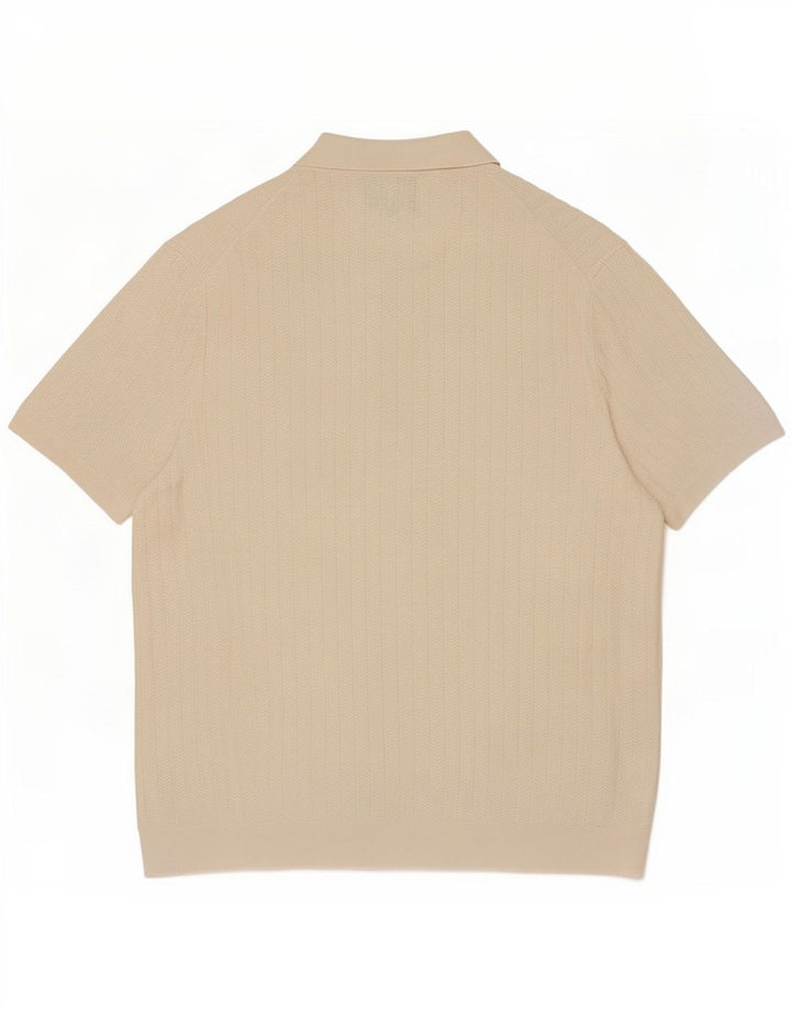 Camisa polo masculina Marks & Spencer XL algodão branco