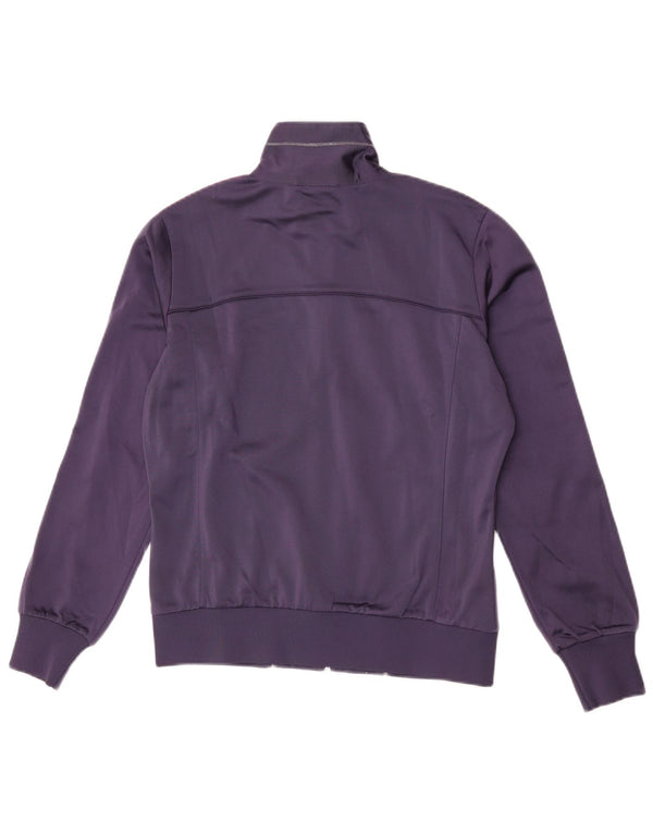 Campeão feminino Heritage Fit Tracksuit Top Jacket UK 14 Médio Roxo