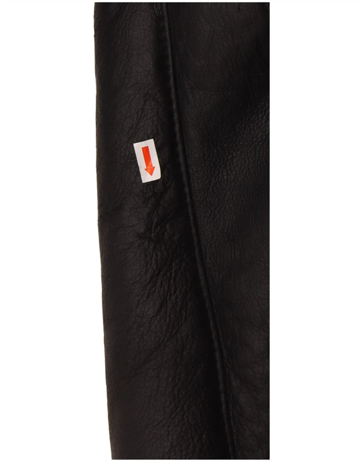 Casaco feminino oversized shearling VINTAGE Reino Unido 16 grande preto