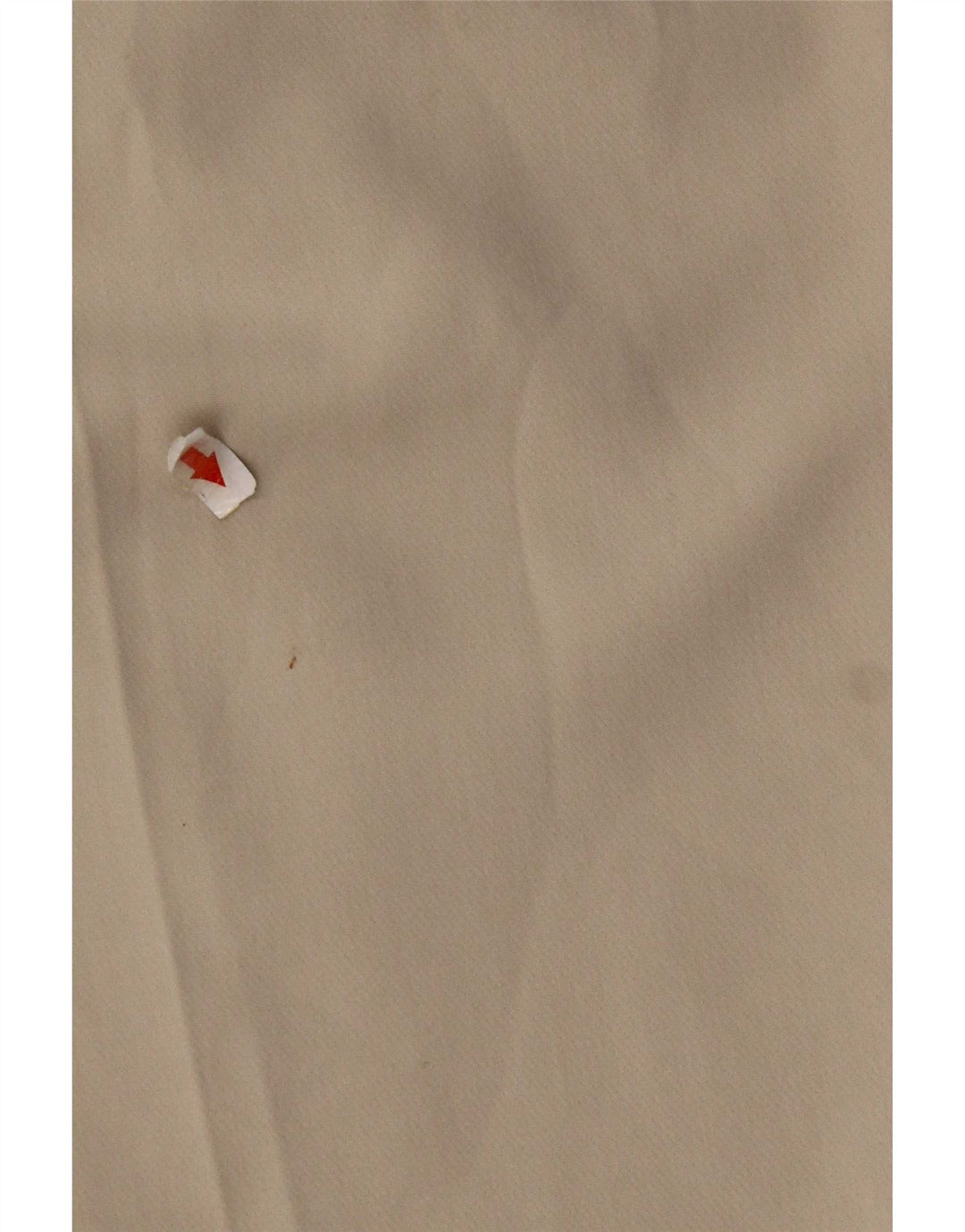 Zara Calça feminina de terno cônico médio W28 L26 poliéster branco