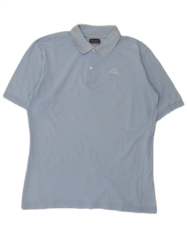 Camisa polo masculina KAPPA algodão azul médio