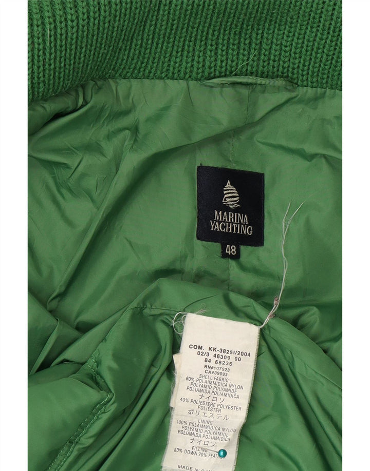 Jaqueta acolchoada feminina Marina Yachting IT 48 XL poliamida verde