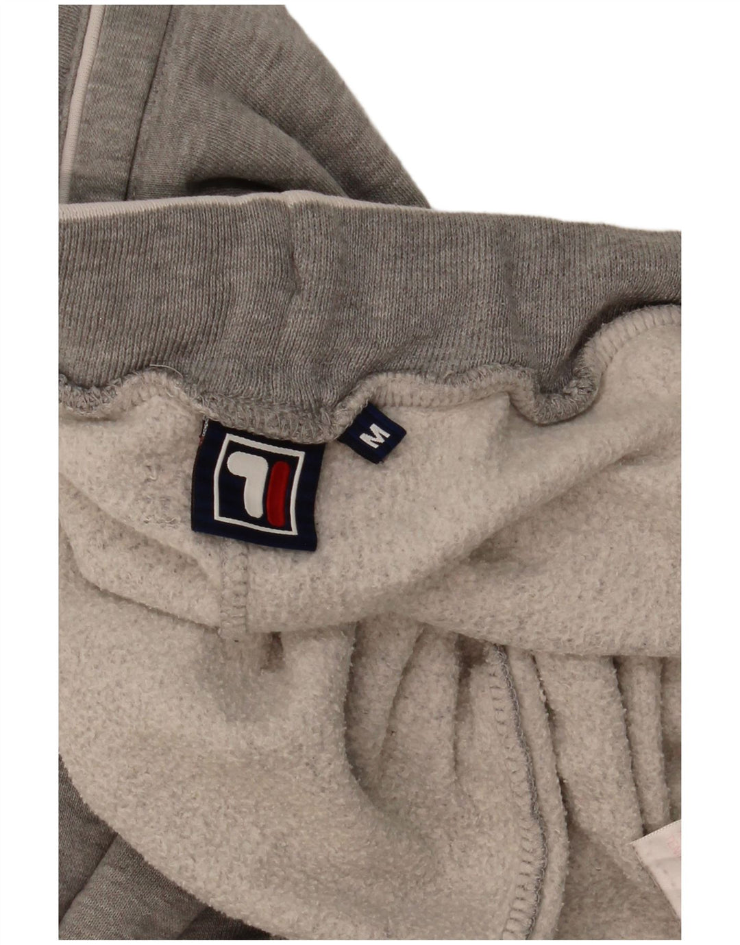 Calça de treino masculina Fila joggers cinza médio manchado