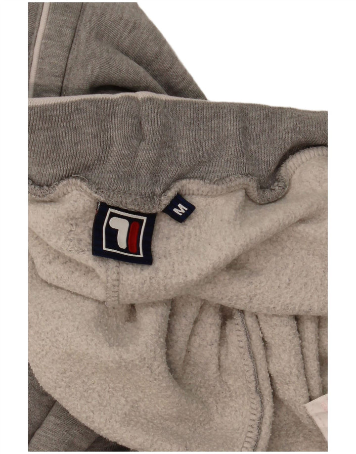 Calça de treino masculina Fila joggers cinza médio manchado