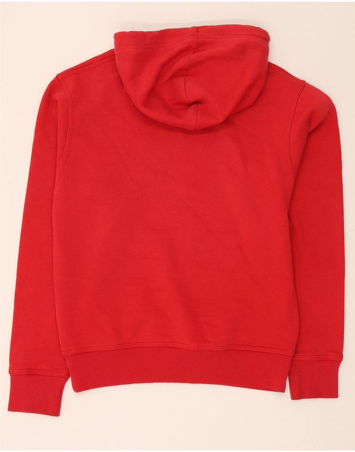 CHAMPION Mens Graphic Hoodie Jumper Small Red Cotton Vintage Champion and Second-Hand Champion from Messina Hembry 