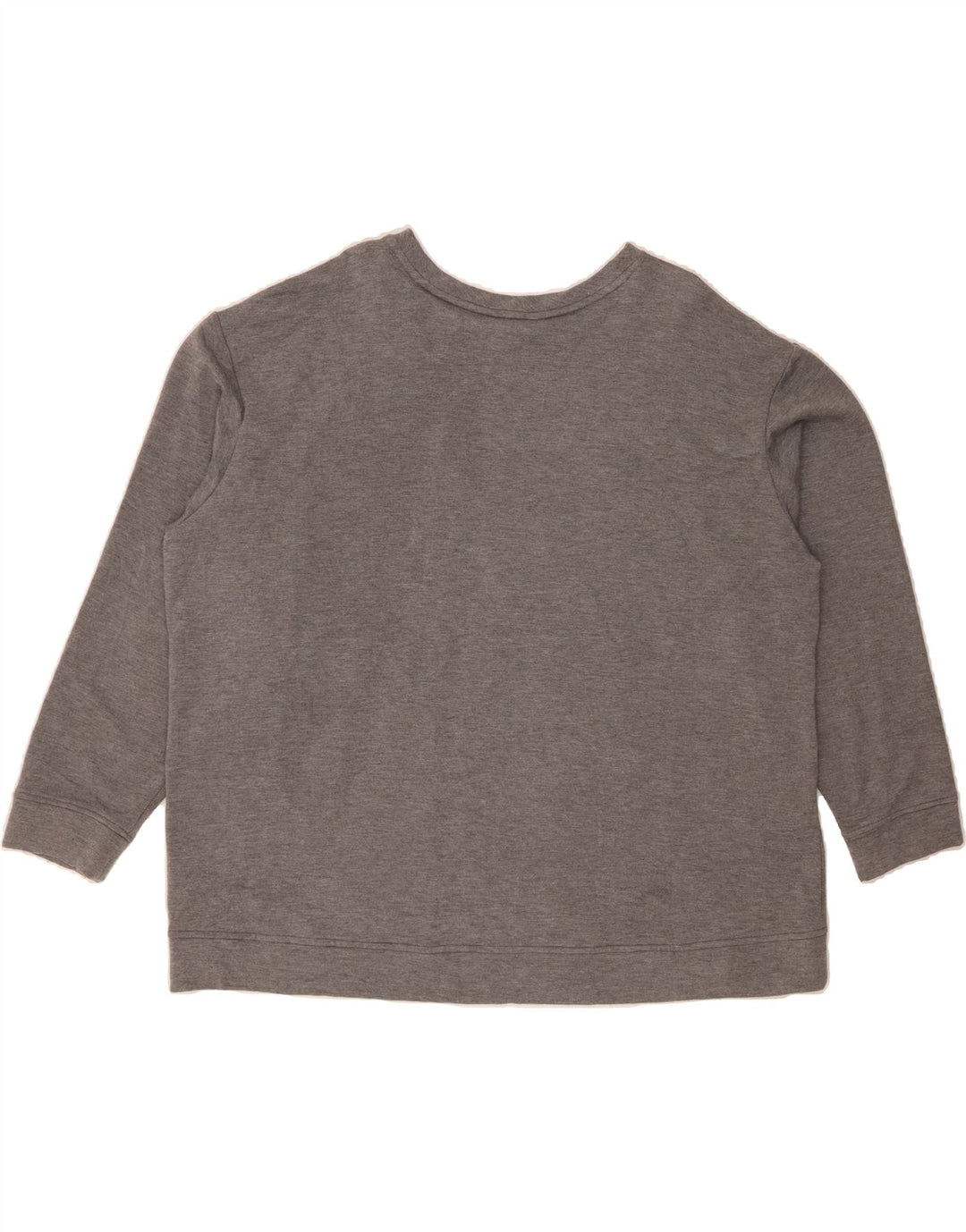 ORVIS Womens Oversized Sweatshirt Jumper UK 20 2XL Grey Modal Vintage Orvis and Second-Hand Orvis from Messina Hembry 