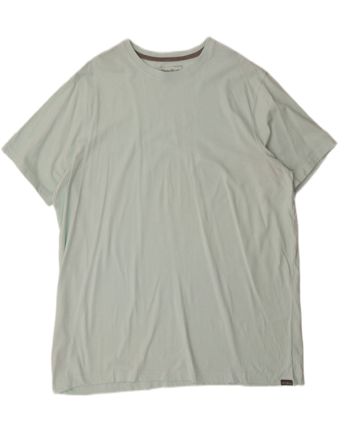 EDDIE BAUER Mens Tall T-Shirt Top 2XL Green Cotton Vintage Eddie Bauer and Second-Hand Eddie Bauer from Messina Hembry 