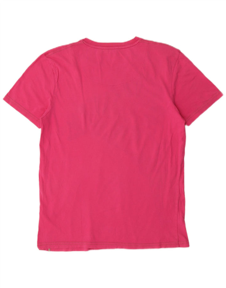 Camiseta feminina gráfica Ted Baker tamanho superior 3 algodão floral rosa médio