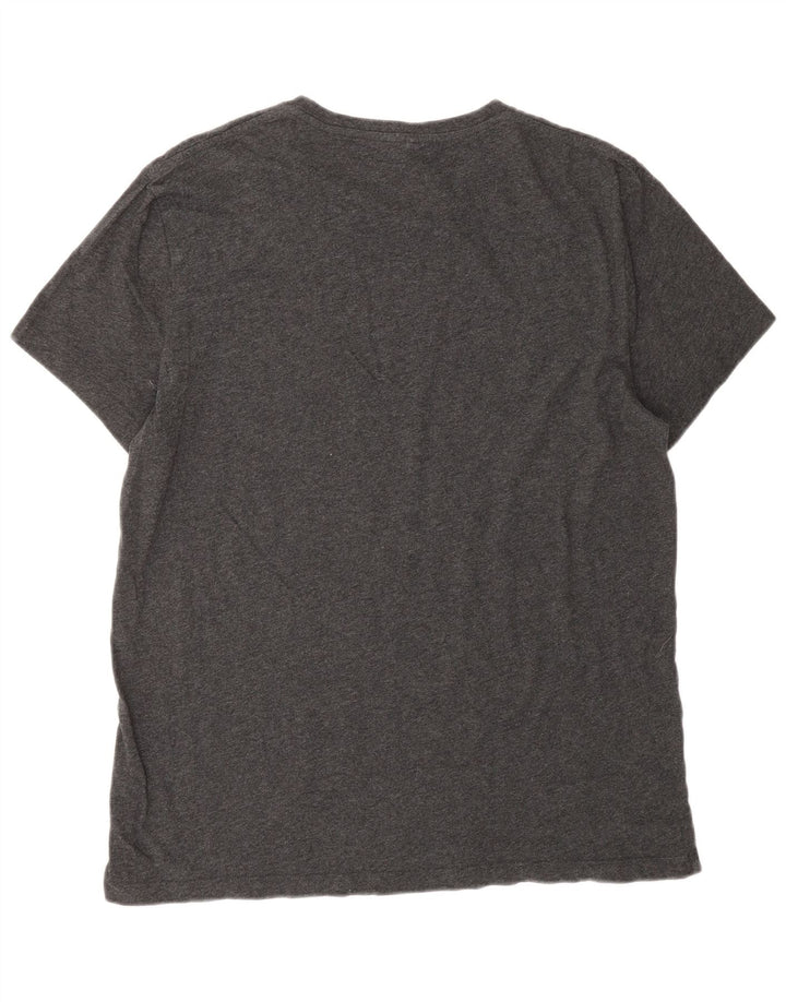 Camiseta masculina JACK WILLS algodão cinza médio