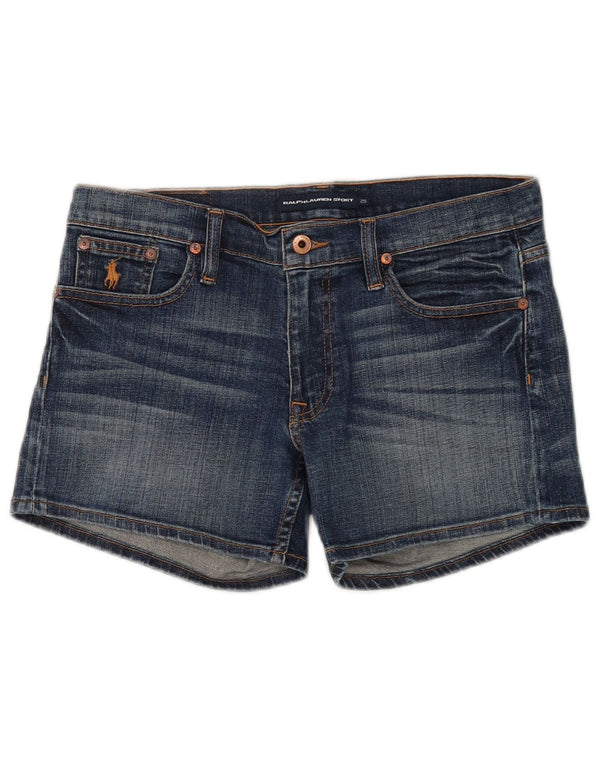 Shorts jeans feminino Ralph Lauren W29 algodão azul médio