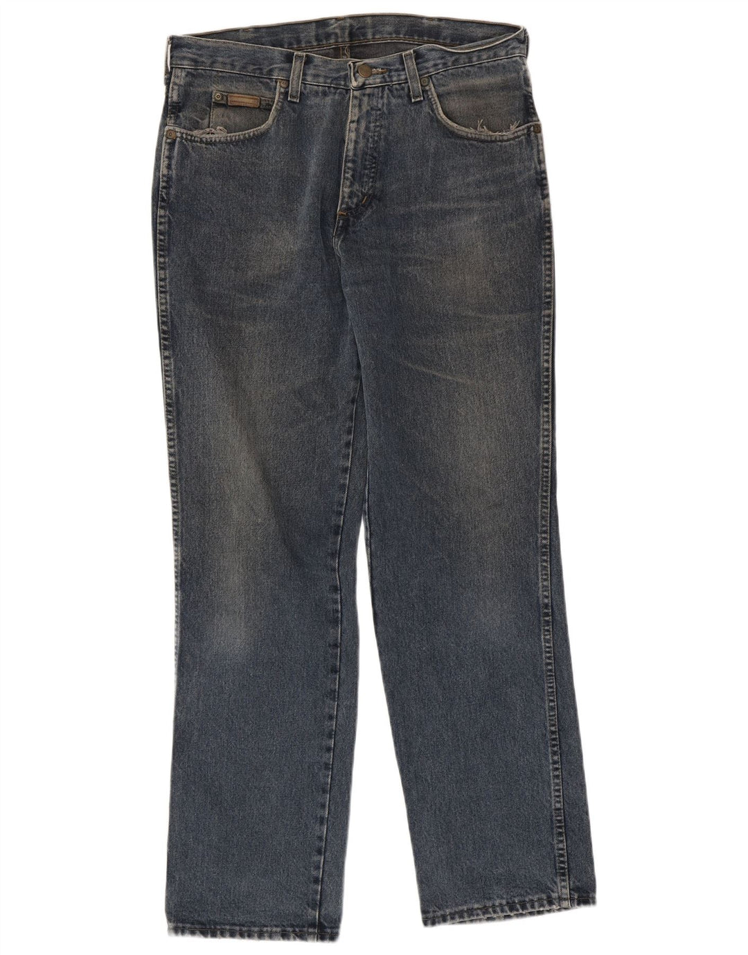 Wrangler Masculino Texas Straight Jeans W32 L31 Azul Algodão
