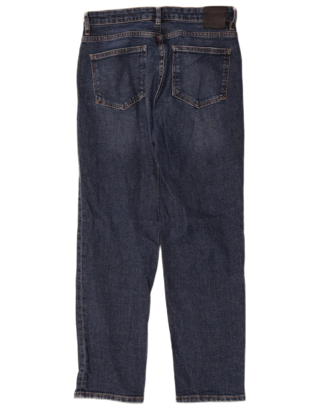 Jeans retos femininos Massimo Dutti W30 L27 algodão azul