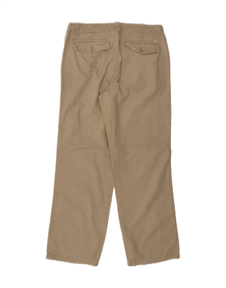 CALVIN KLEIN Mens Straight Chino Trousers  W34 L32 Beige Cotton Vintage Calvin Klein and Second-Hand Calvin Klein from Messina Hembry 