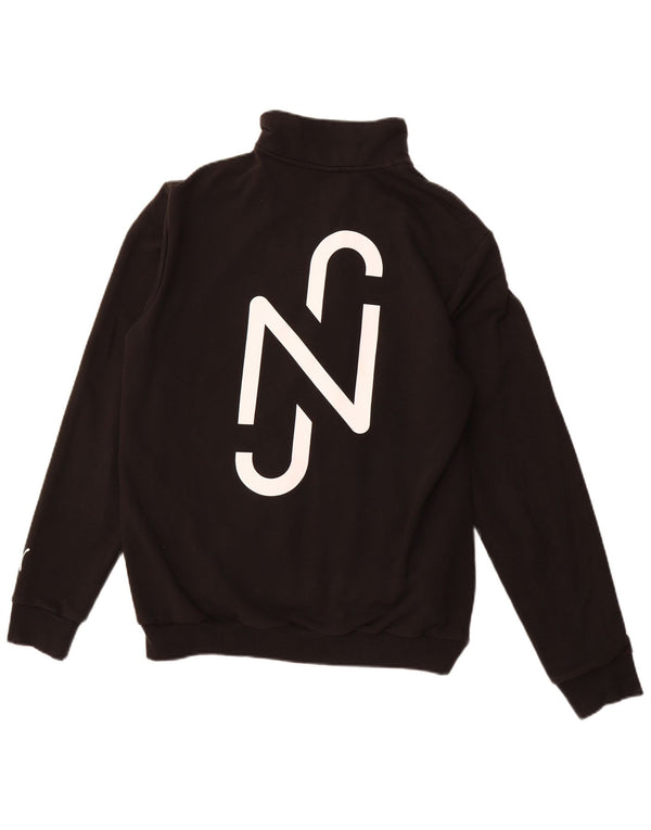 PUMA Mens Graphic Tracksuit Top Jaqueta Grande Preto