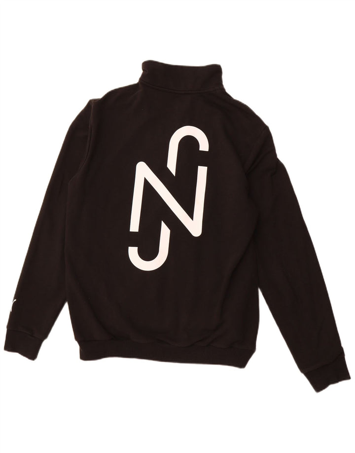 PUMA Mens Graphic Tracksuit Top Jaqueta Grande Preto