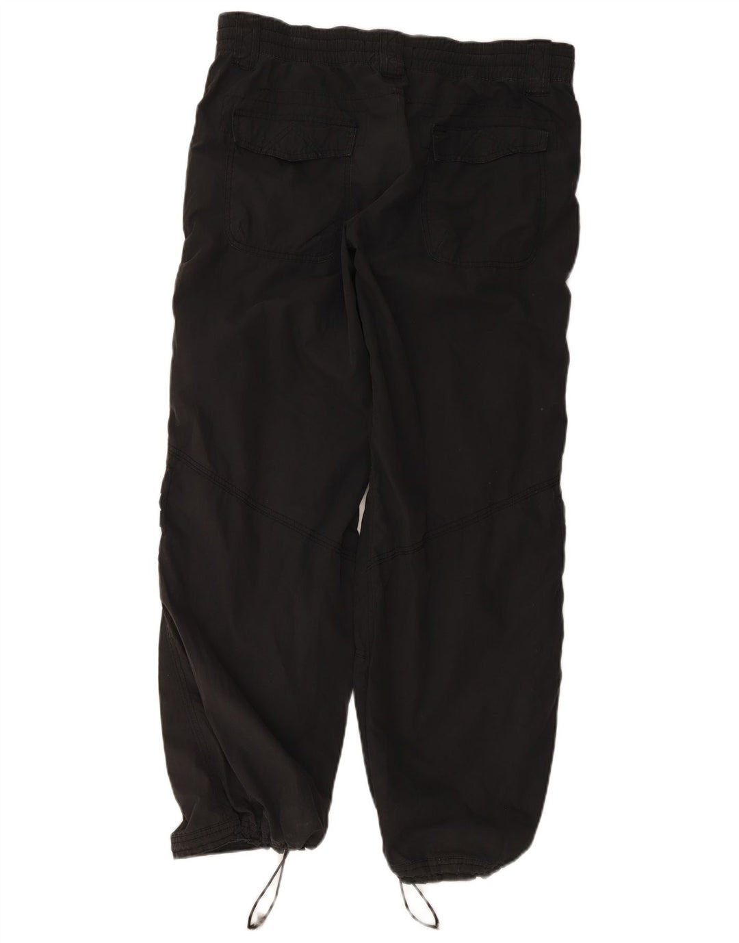 Nike Womens Joggers Cargo Calças UK 16 Grande W34 L30 Poliéster Preto