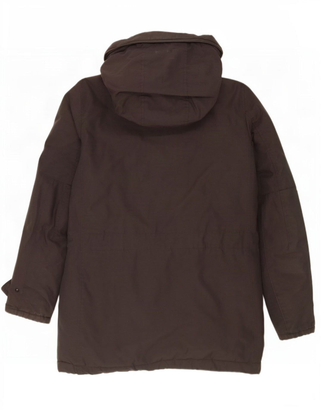 Casaco acolchoado com capuz masculino Woolrich Reino Unido 36 algodão cinza pequeno