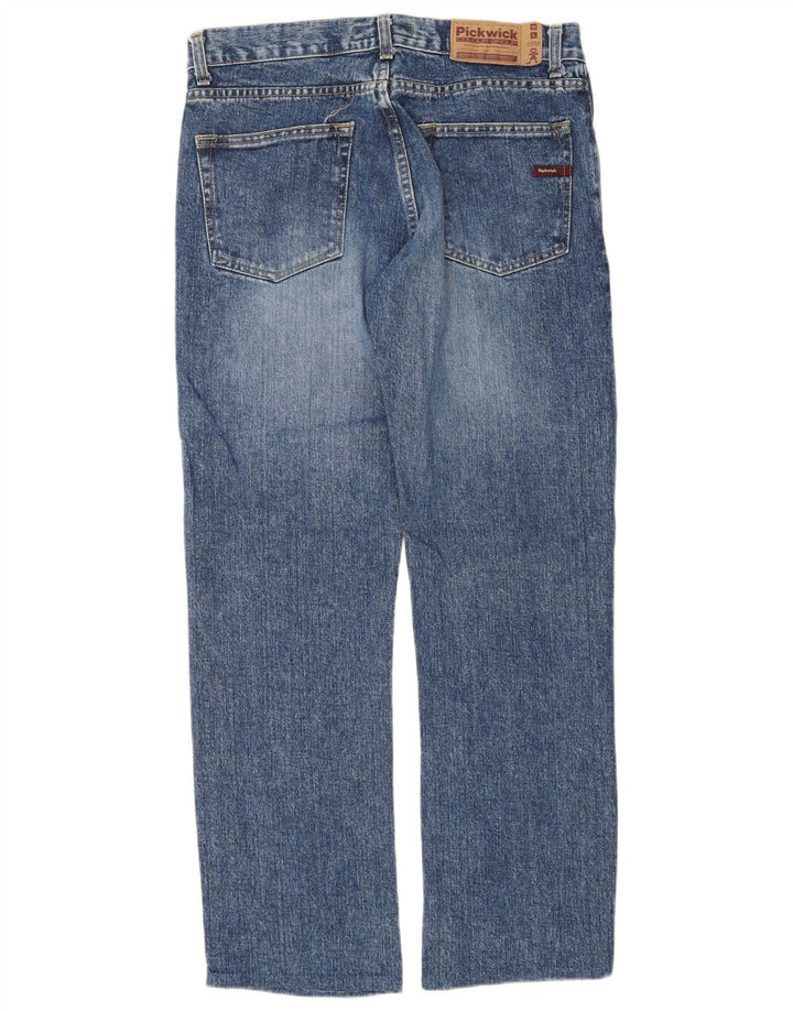Calça jeans reta masculina PICKWICK W33 L30 algodão azul