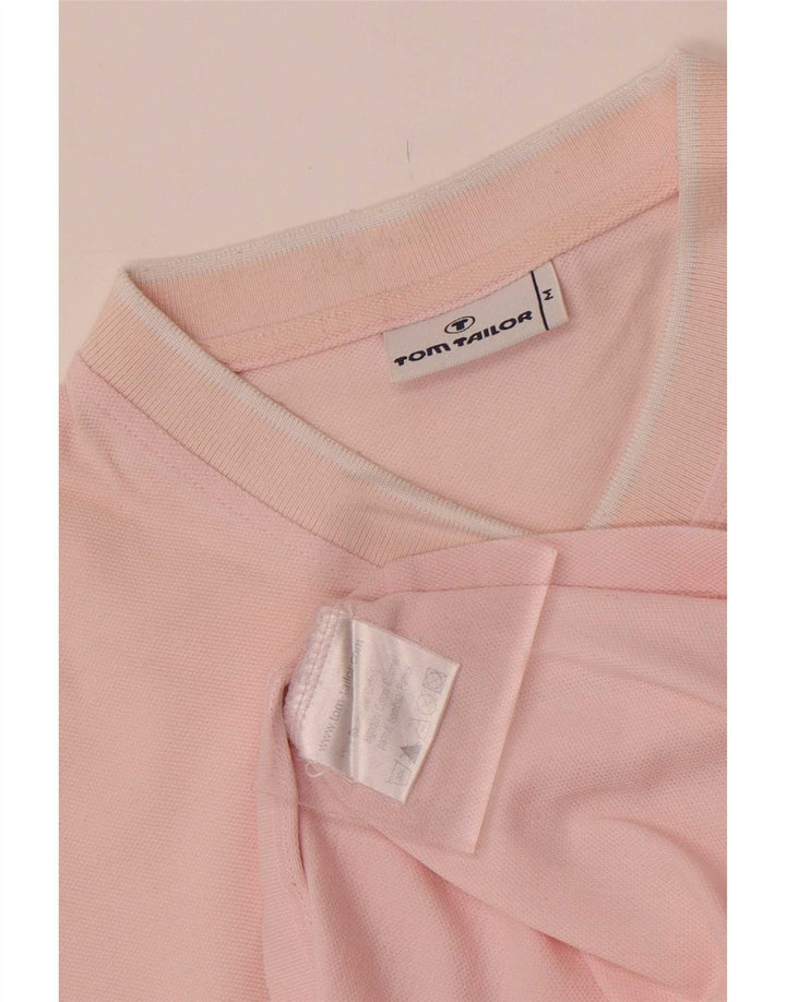 Camiseta masculina Tom Tailor Top médio algodão rosa