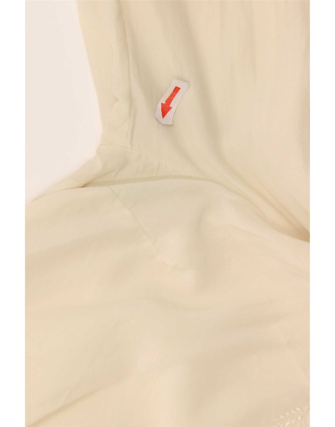 Blusa feminina vintage cropped UK 12 bege médio