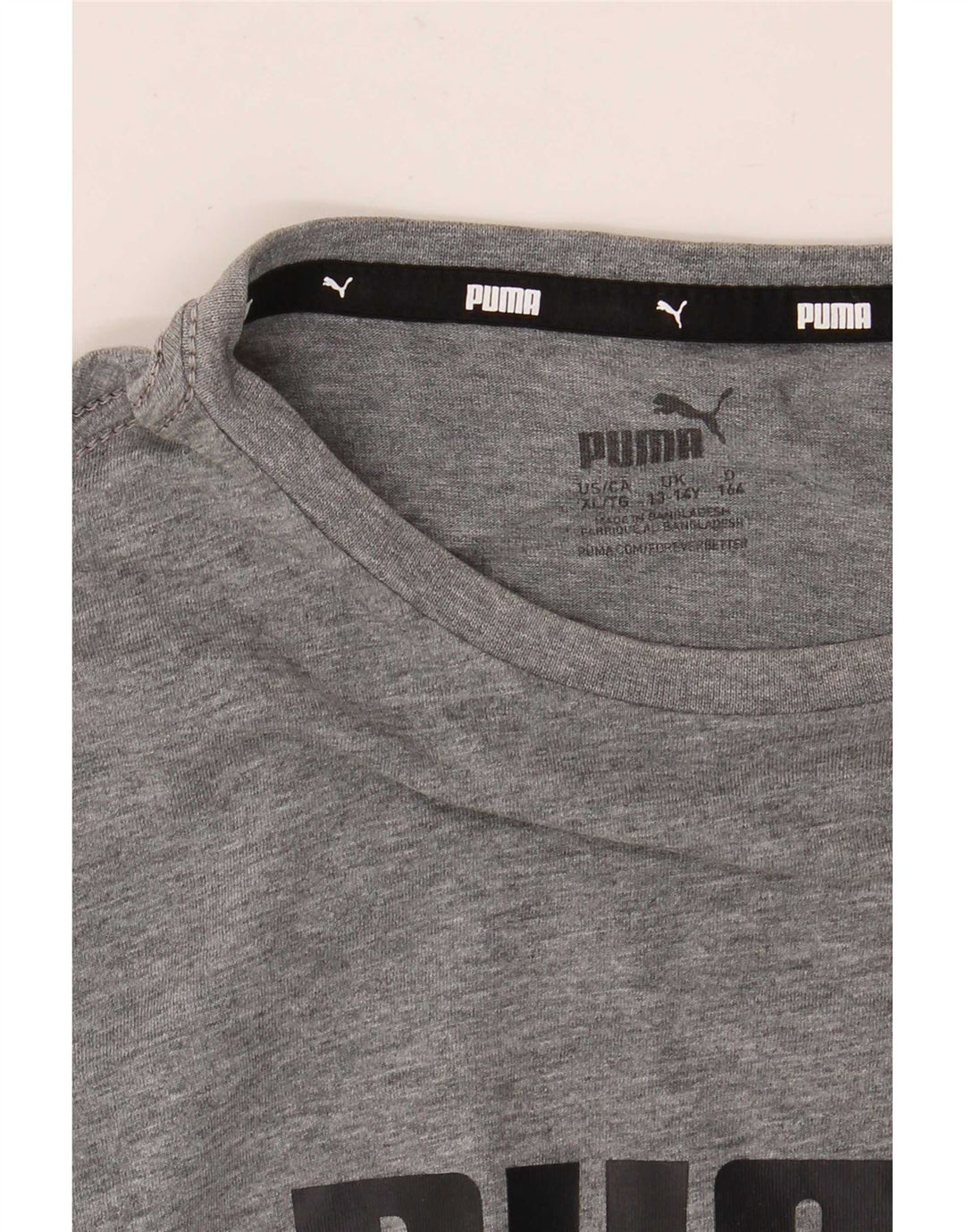 Top Puma Menino Graphic T-Shirt 13-14 Anos Cinzento