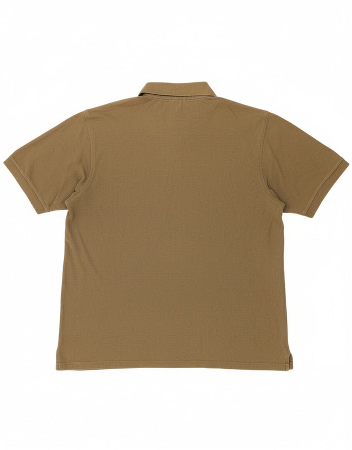 Camisa polo masculina REEBOK grande algodão cáqui