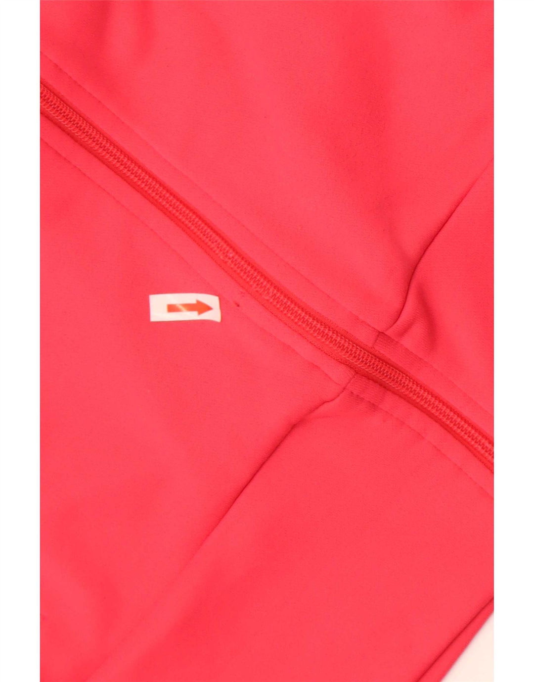 Adidas Womens Tracksuit Top Jacket UK 16 Grande Rosa Poliéster