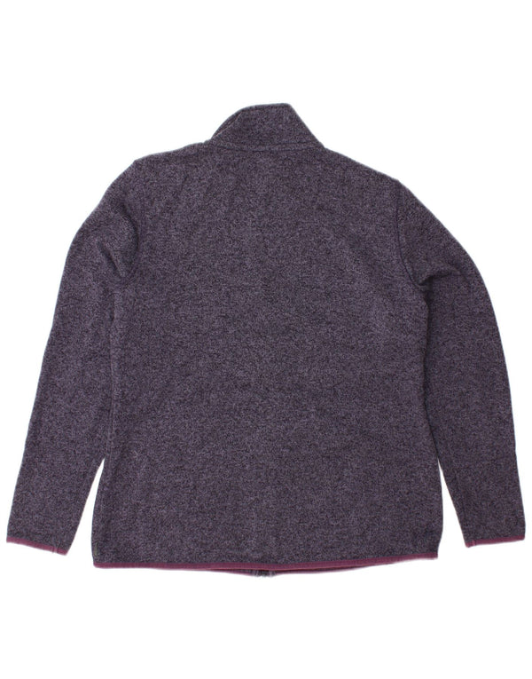 EDDIE BAUER Jaqueta feminina de treino UK 18 XL azul marinho poliéster