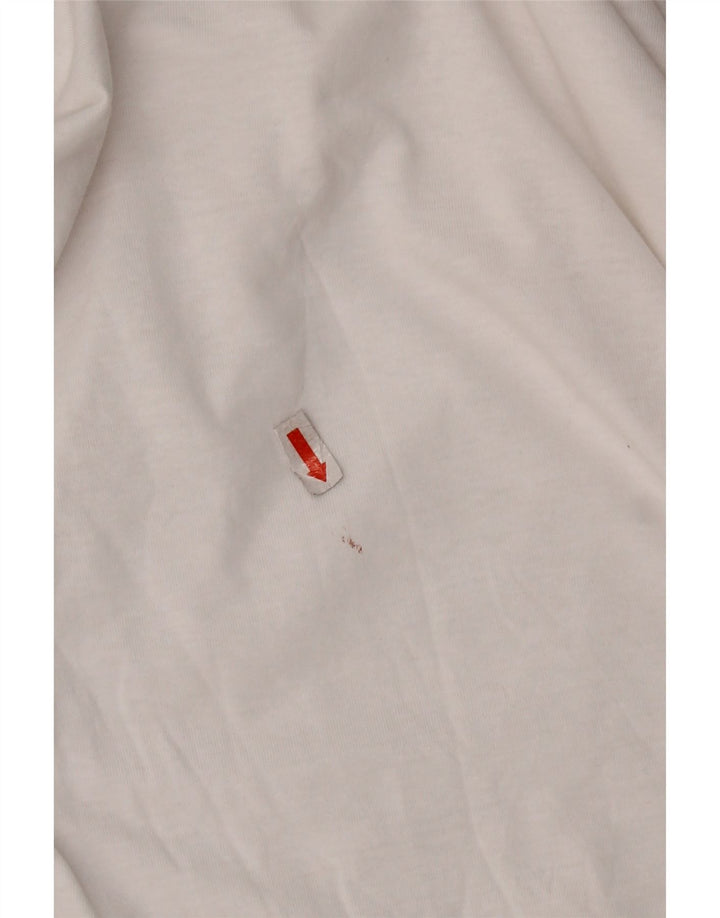 Camiseta masculina JACK & JONES de algodão branco médio
