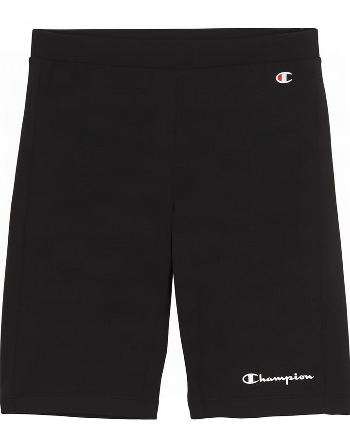 Shorts esportivos femininos Champion UK 8 pequenos pretos