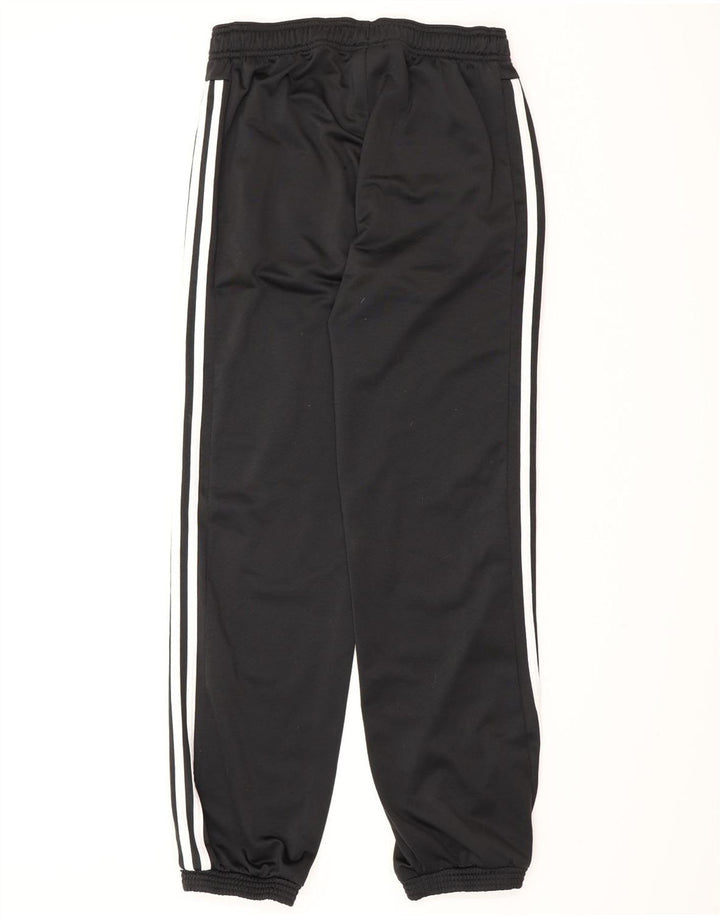 Adidas meninos calças de treino joggers 13-14 anos preto poliéster
