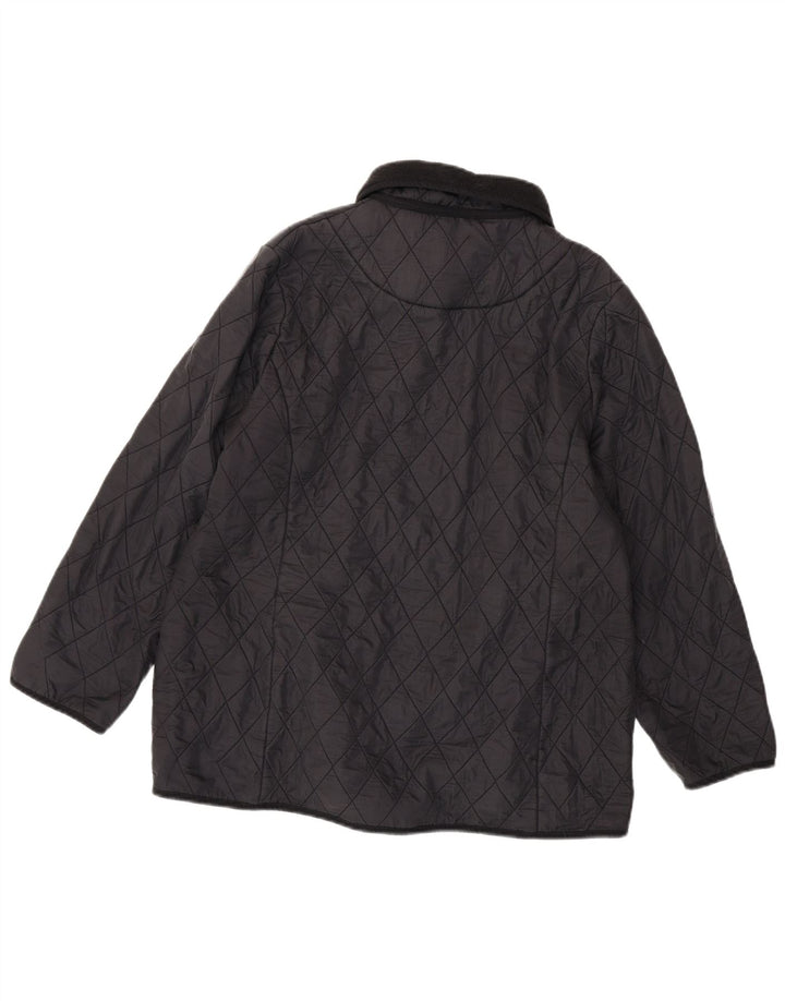 Jaqueta acolchoada feminina BARBOUR UK 20 2XL poliamida preta