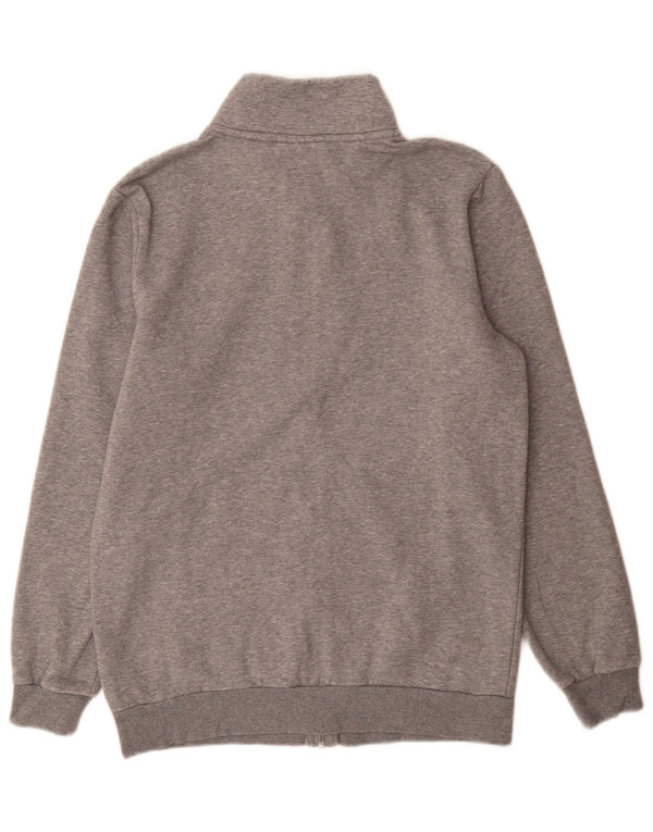 Puma Mens Tracksuit Top Jacket Pequeno Algodão Flecked Cinza