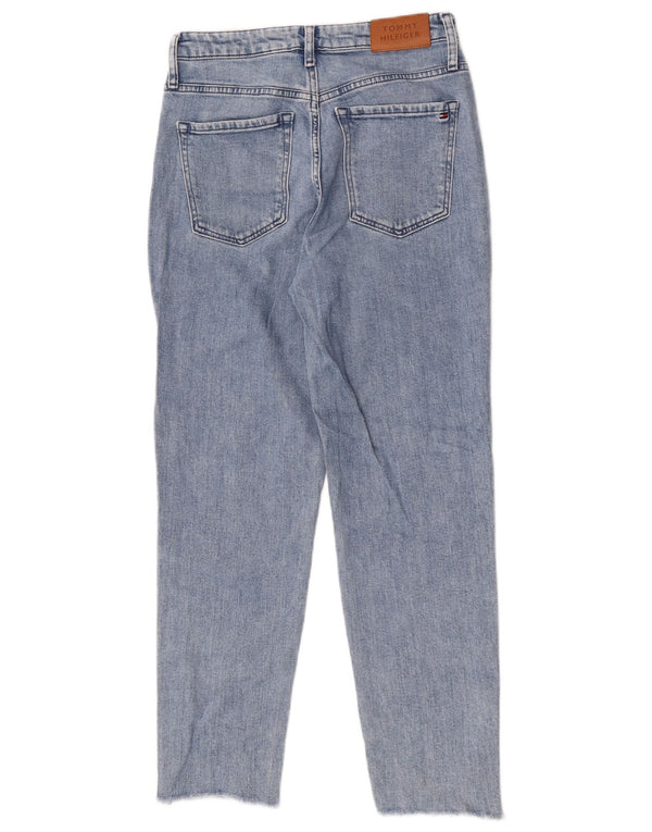Tommy Hilfiger Gramercy Crop Tapered Jeans Feminino W27 L25 Azul Algodão