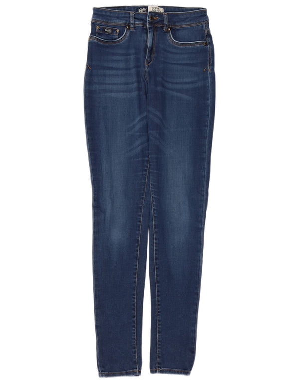 Calça jeans feminina Sophia Skinny SUPERDRY W26 L32 algodão azul