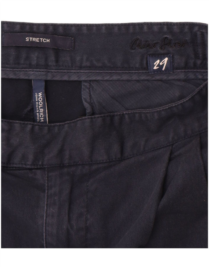 Shorts chino feminino WOOLRICH W29 médio azul marinho