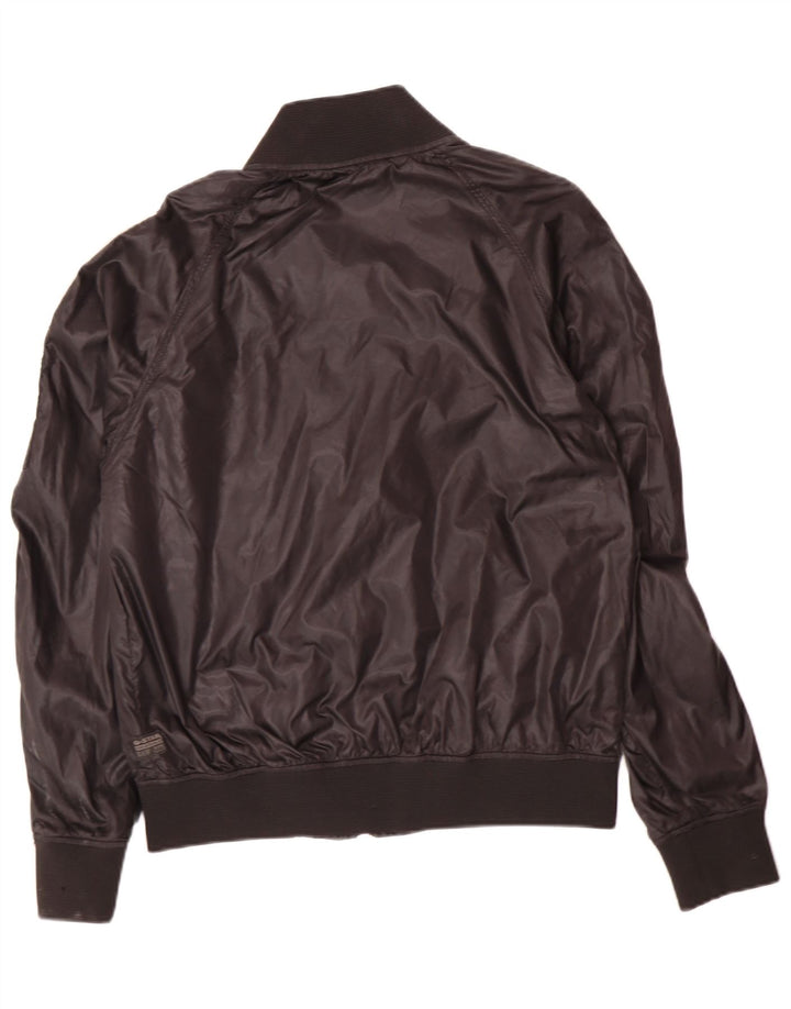 Jaqueta bomber gráfica masculina G-Star UK 38 poliamida preta média