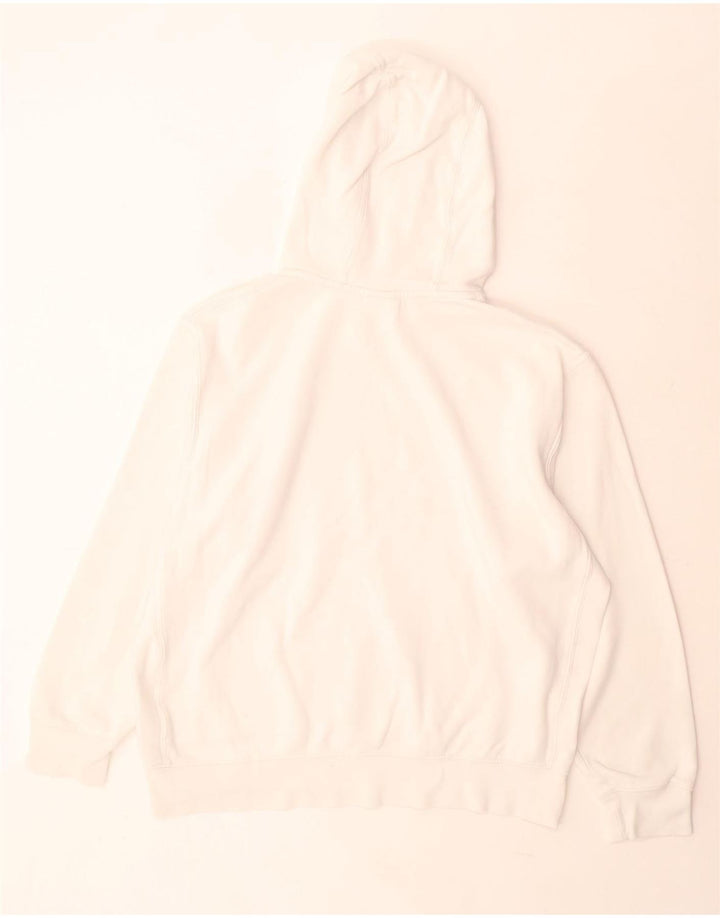 Nike Mens Hoodie Jumper Grande Algodão Branco