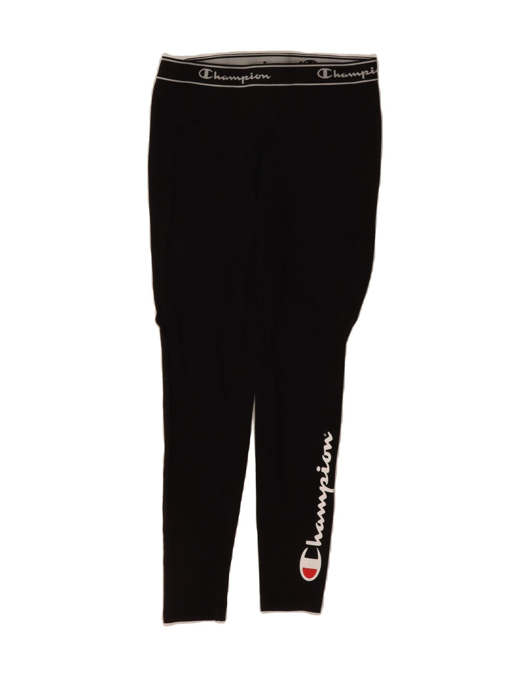 CHAMPION Girls Graphic Leggings 15-16 Years  Black Cotton Vintage Champion and Second-Hand Champion from Messina Hembry 