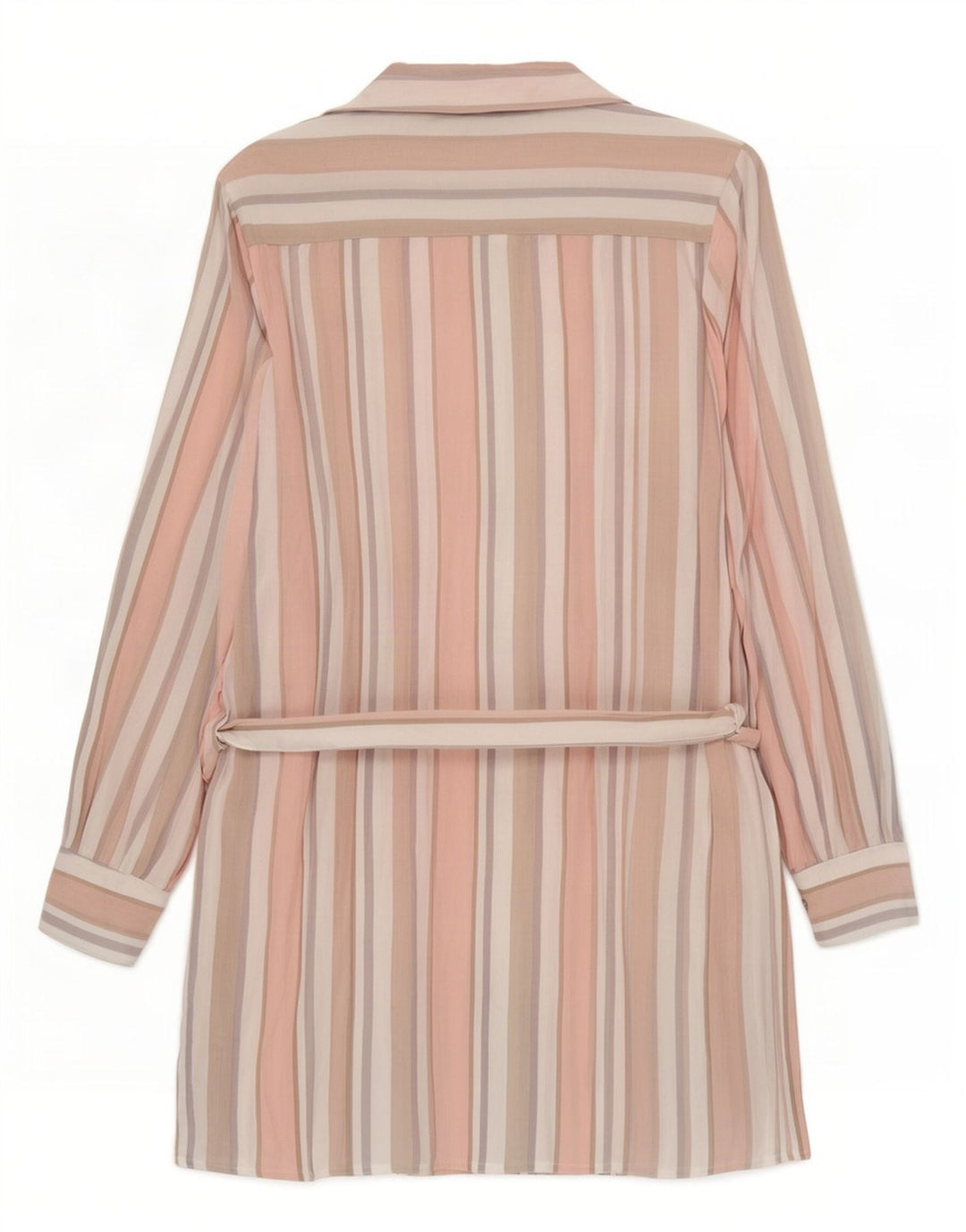 Vestido camisa feminino Guess UK 12 médio listrado multicolorido rayon
