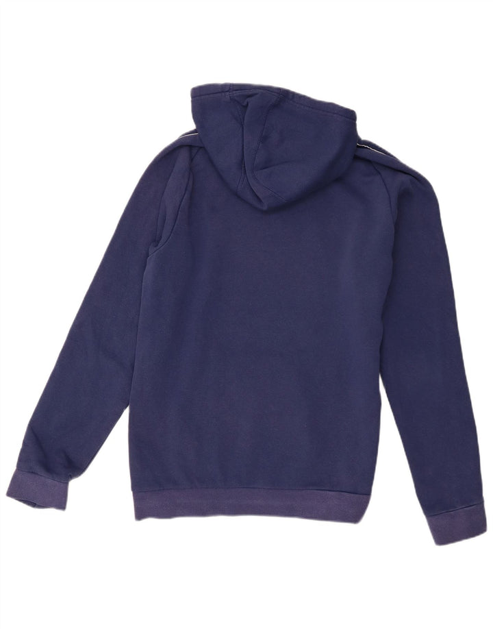 Adidas Mens Hoodie Jumper Médio Algodão Azul