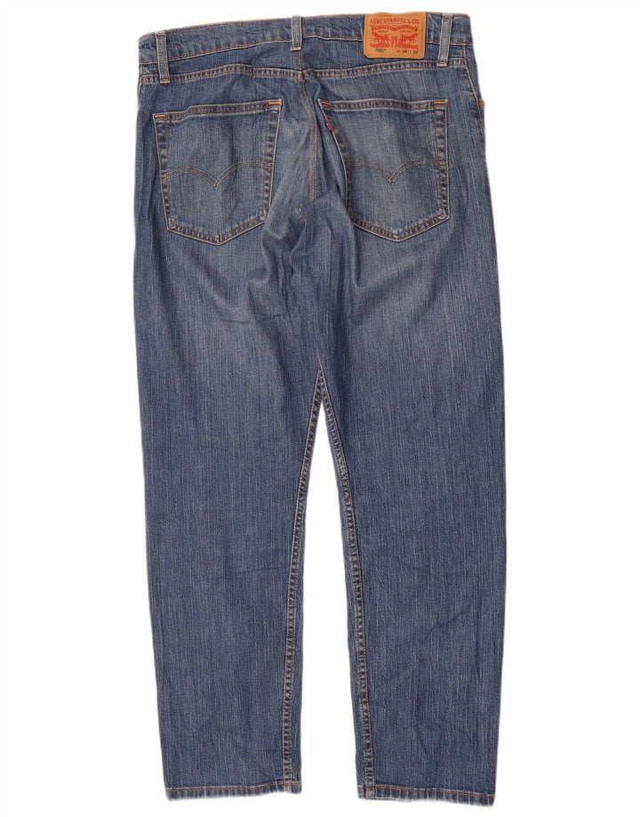 Levi's Masculino 502 Tapered Jeans W36 L32 Azul Algodão