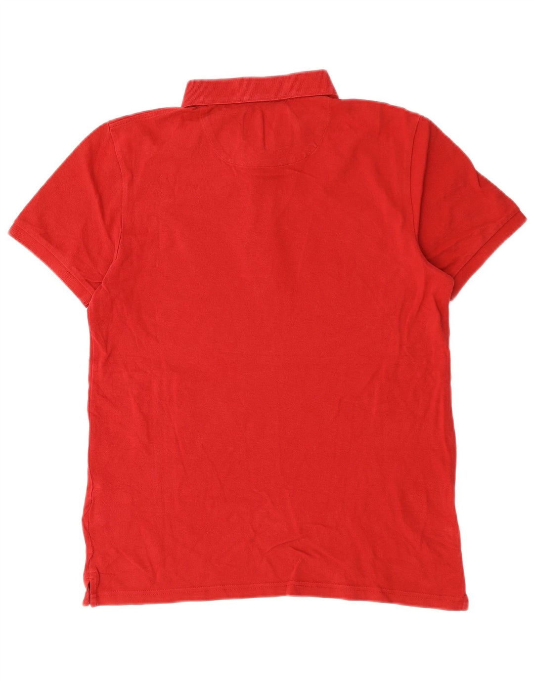 Camisa polo masculina Lyle & Scott de algodão vermelho médio