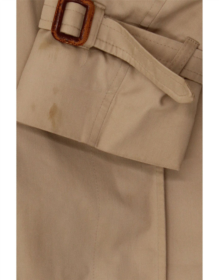 Casaco impermeável feminino AQUASCUTUM UK 14 médio bege