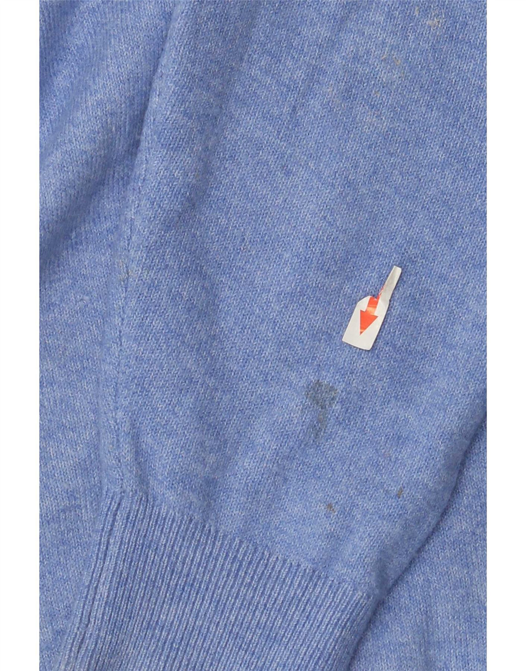 Suéter masculino Marks & Spencer com gola redonda e poliéster azul médio