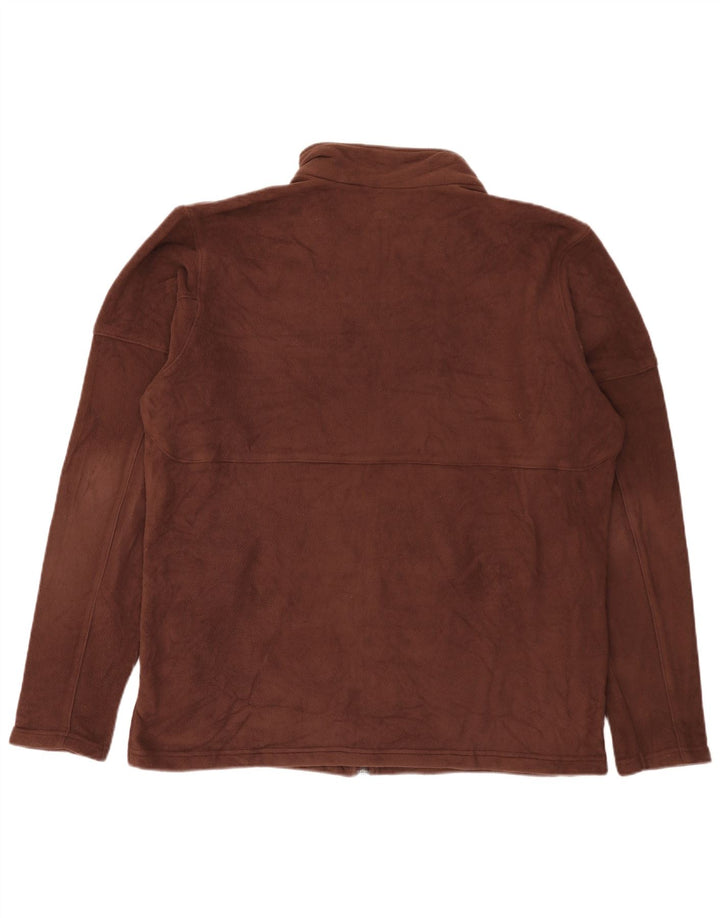 Jaqueta de lã masculina Columbia UK 42 XL poliéster marrom